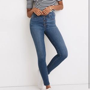 Madewell 10 inch high rise skinny